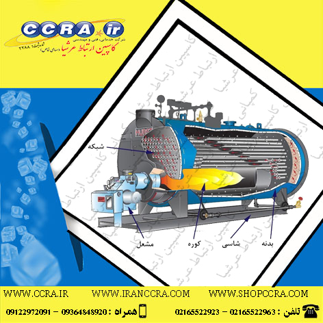 قطعات مختلف دیگ بخار